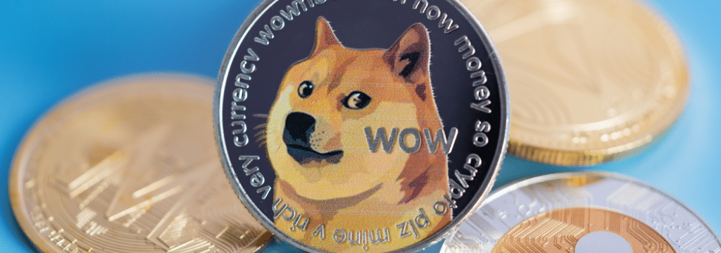 dogecoin crypto banner