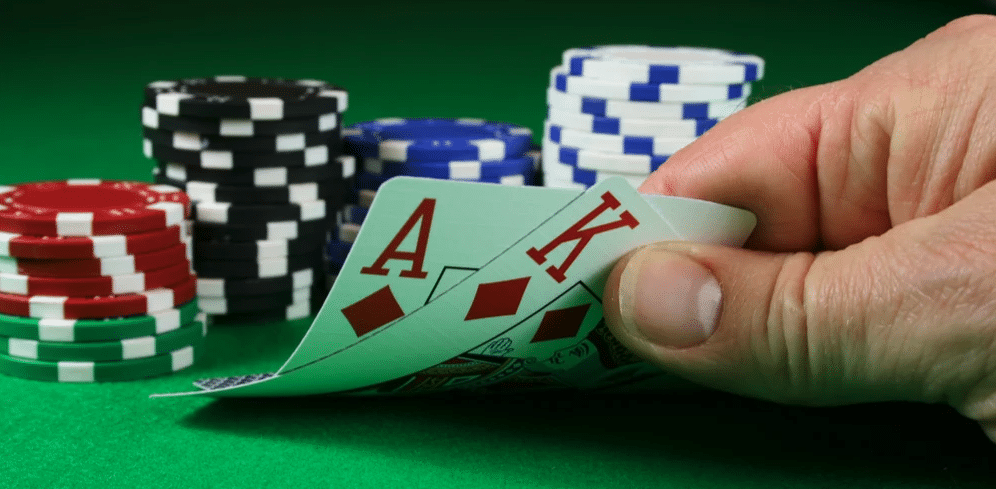 go all in or fold in poker at Casino Days banner